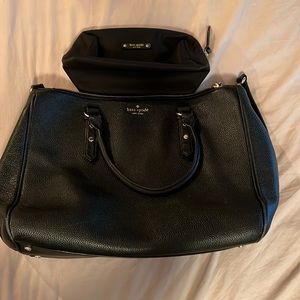 Kate spade bag with makeup bag